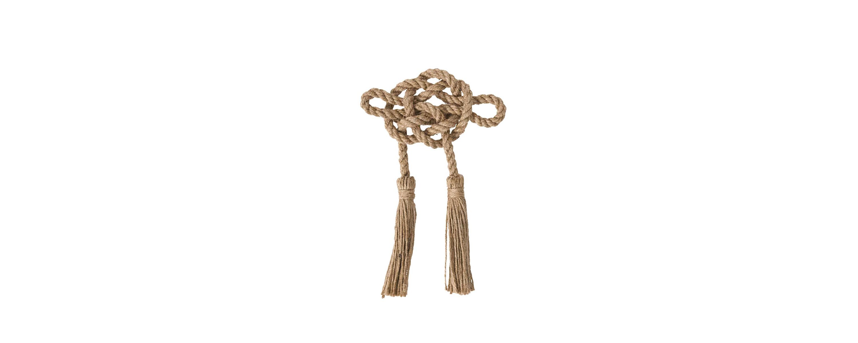 Mystic Knot Napkin Ring Set/4 - Taupe