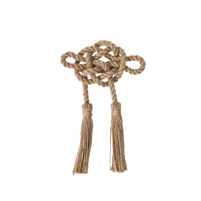 Mystic Knot Napkin Ring Set/4 - Taupe