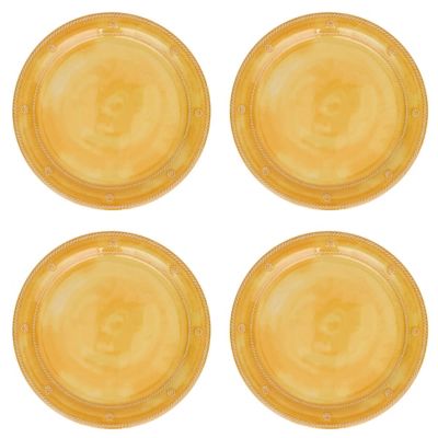 Juliska Berry & Thread Melamine Dinner Plate Set/4 - Sunshine