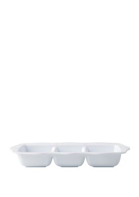Berry & Thread Melamine Triple Section Server