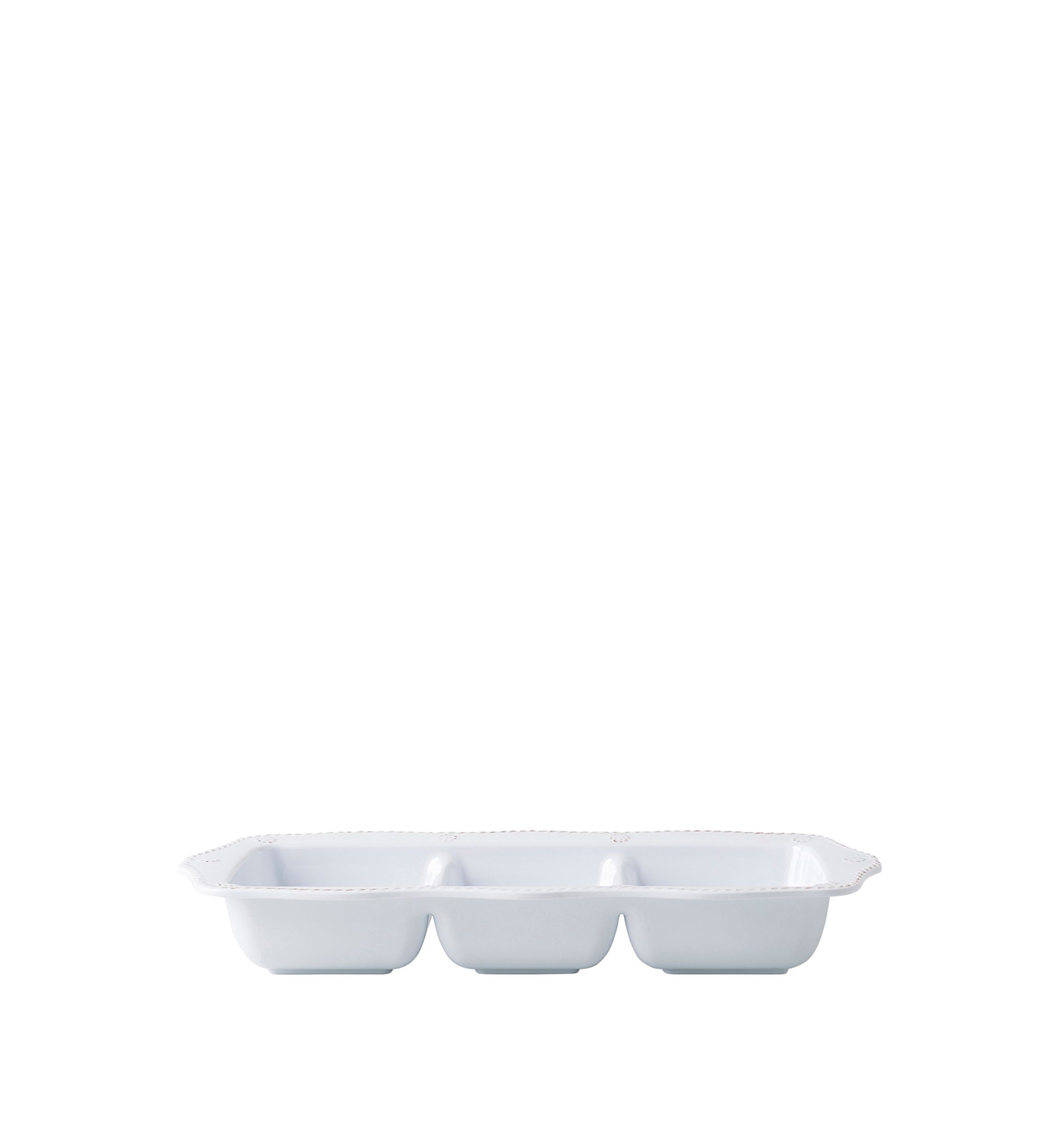 Berry & Thread Melamine Triple Section Server