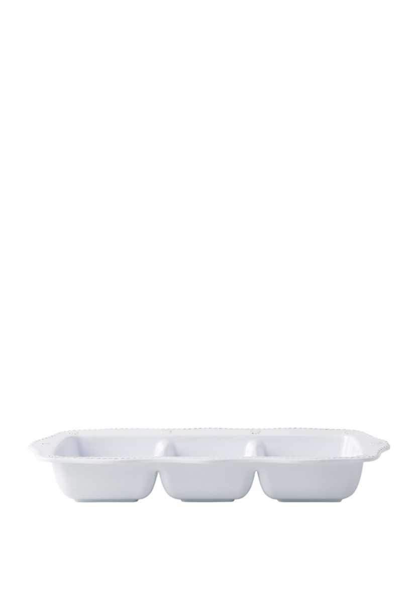 Berry & Thread Melamine Triple Section Server