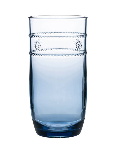 Juliska Isabella Acrylic Blue Large Beverage Glass