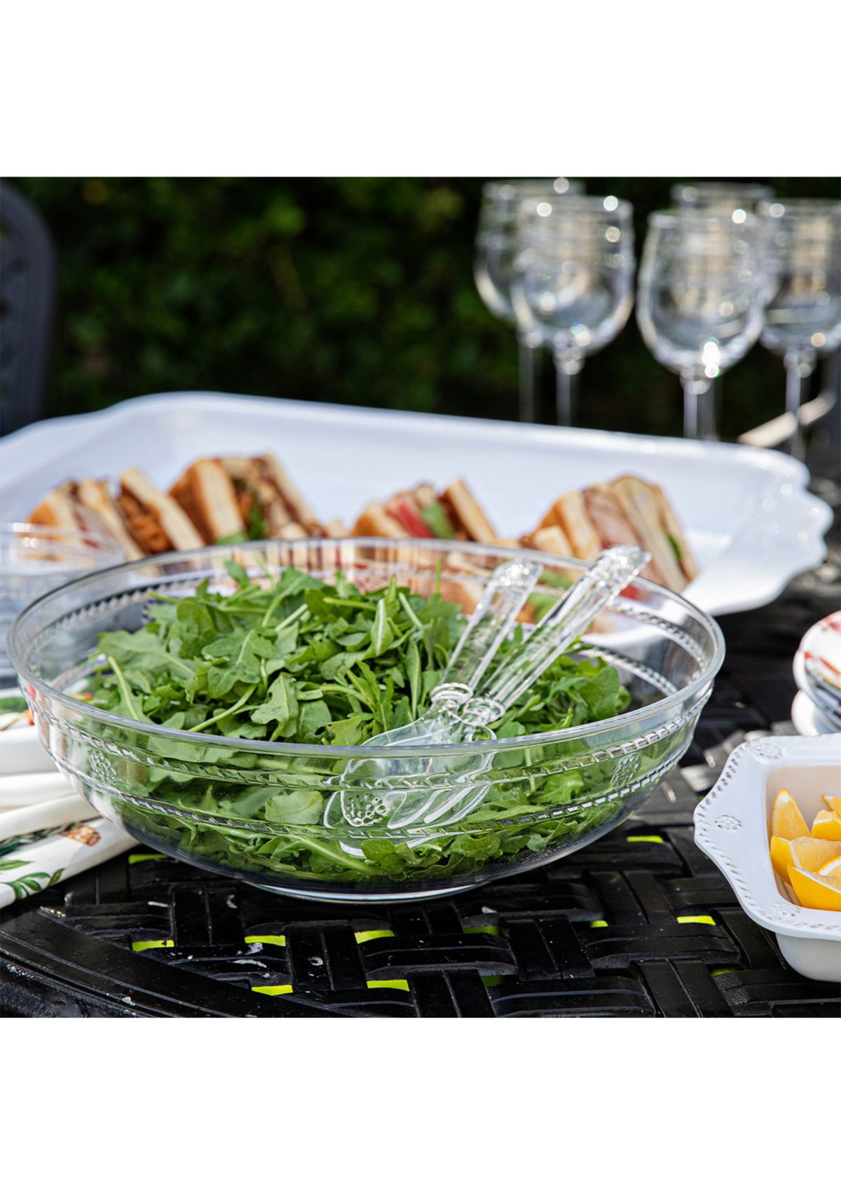 Isabella Acrylic Salad Servers