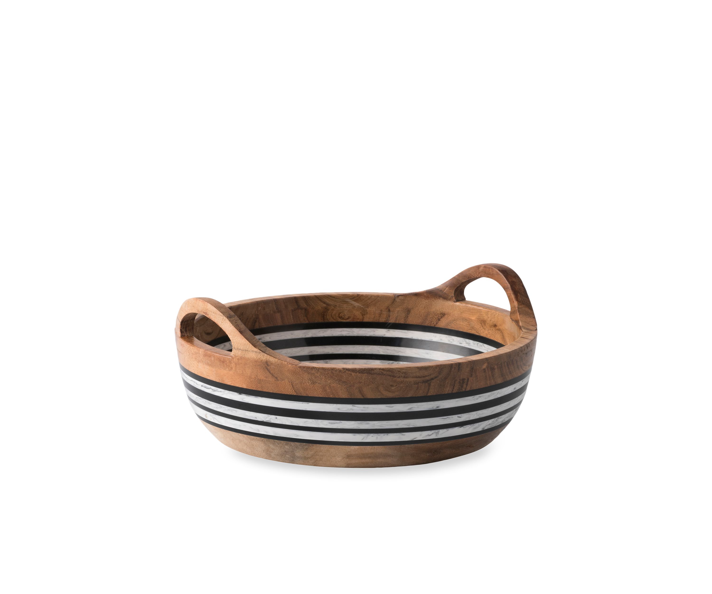 Stonewood Stripe Round Serving Bowl