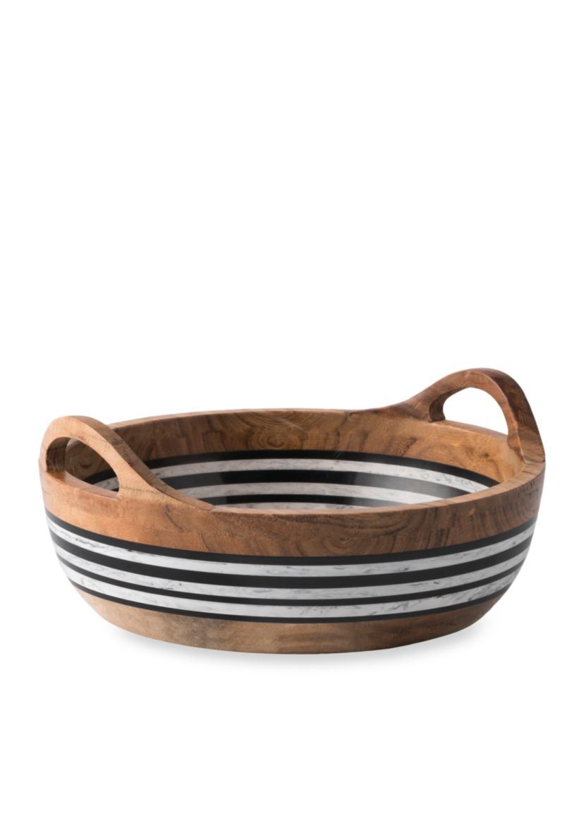 Stonewood Stripe Round Serving Bowl