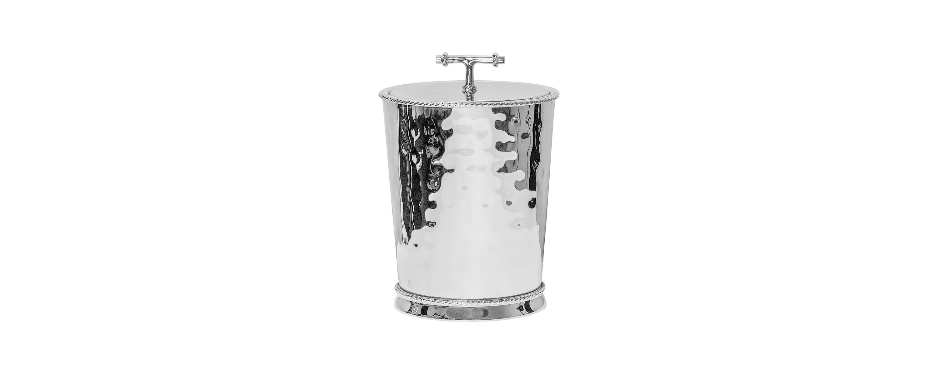 Graham Ice Bucket with Lid and Tongs
