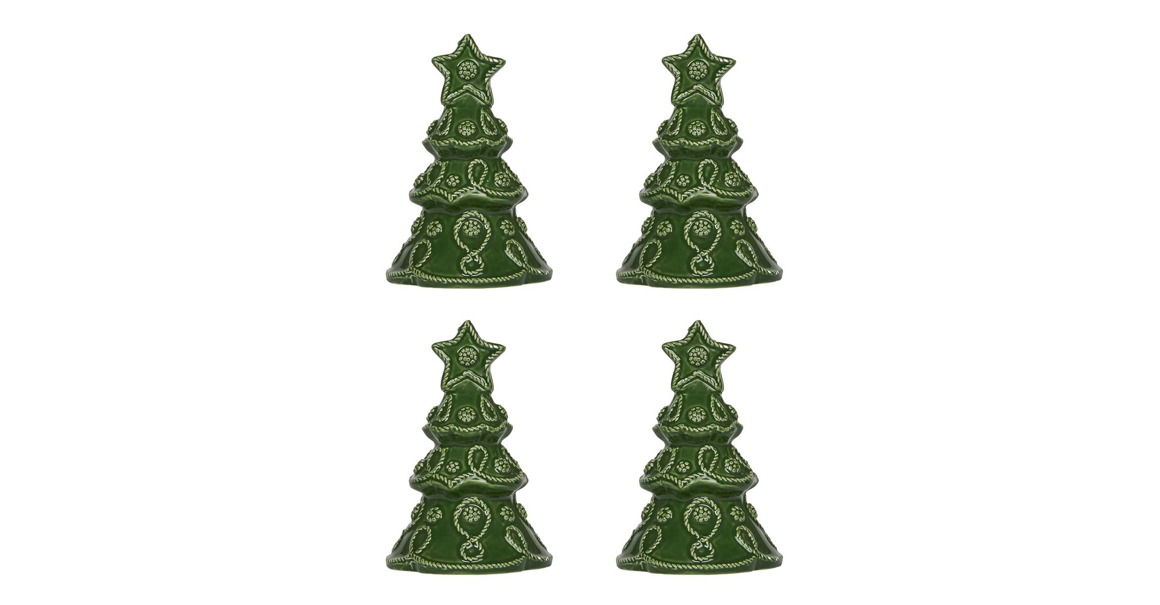 Berry & Thread Tree Place Card Holder Set/4 - Basil