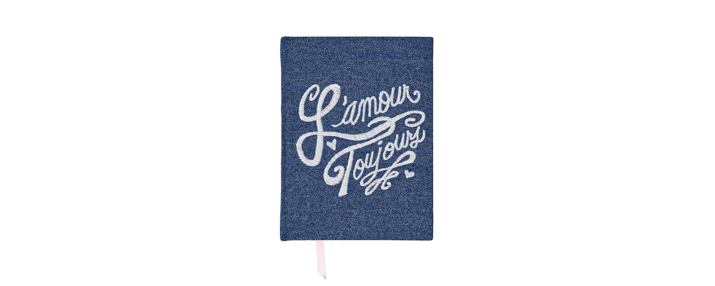 LAmour Toujours 6" x 8" Journal - Denim