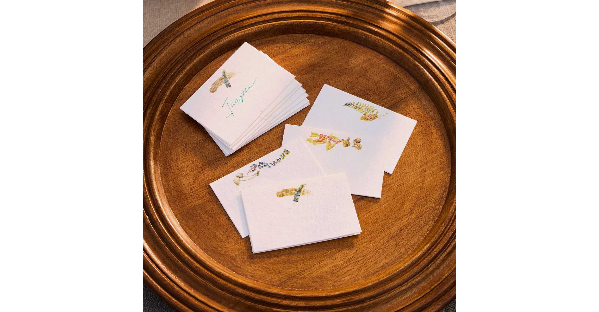 Forest Walk Place Card Assorted Set/12 - Multi