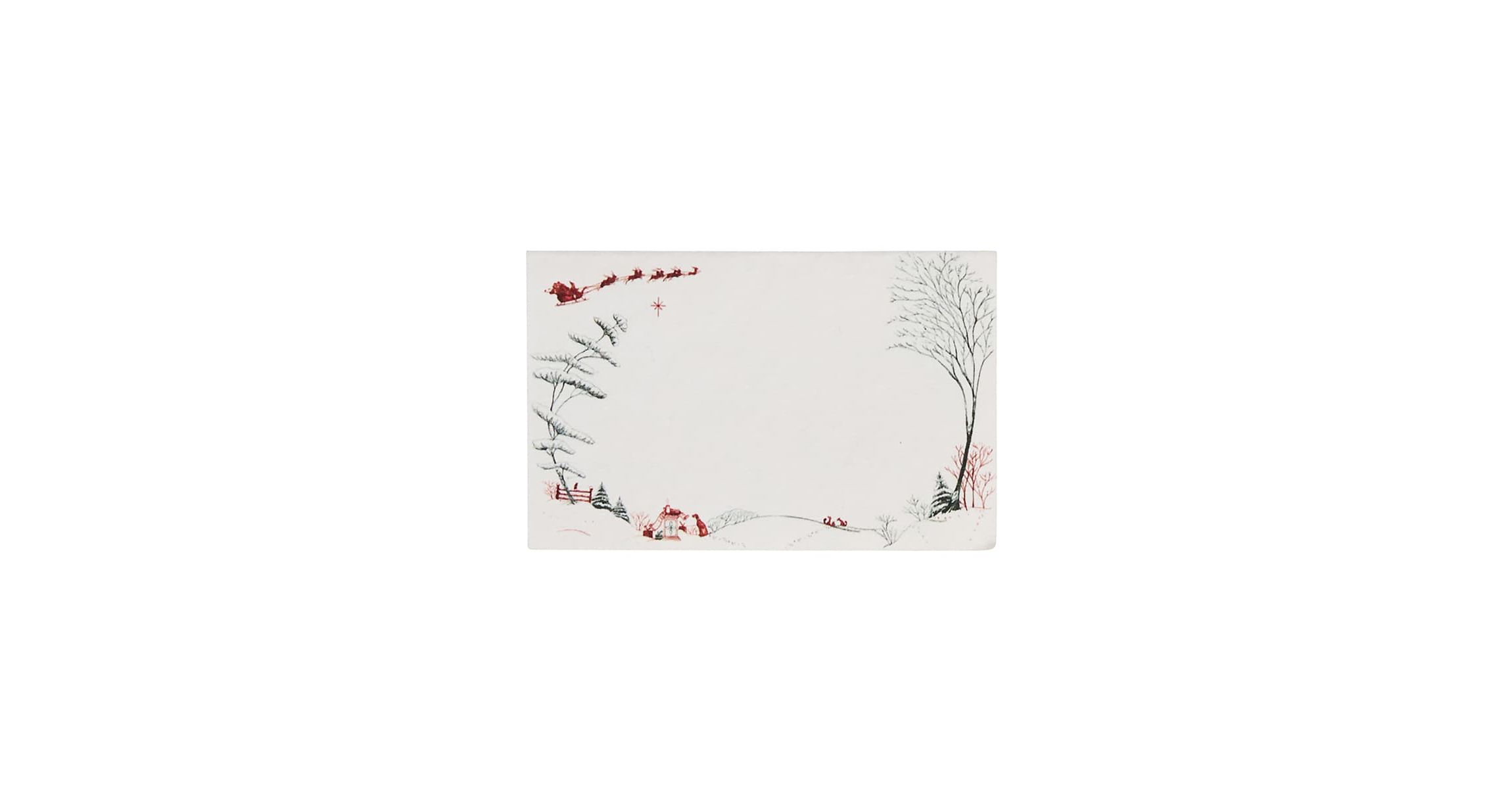 Country Estate Winter Frolic Place Card Set/12 - Evergreen