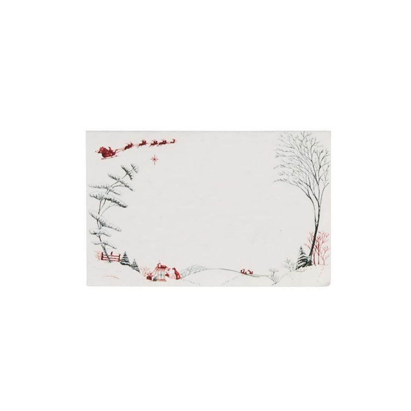 Country Estate Winter Frolic Place Card Set/12 - Evergreen