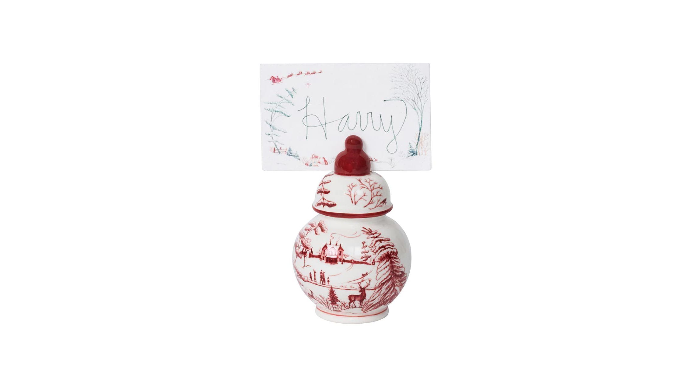 Country Estate Winter Frolic Place Card Set/12 - Evergreen