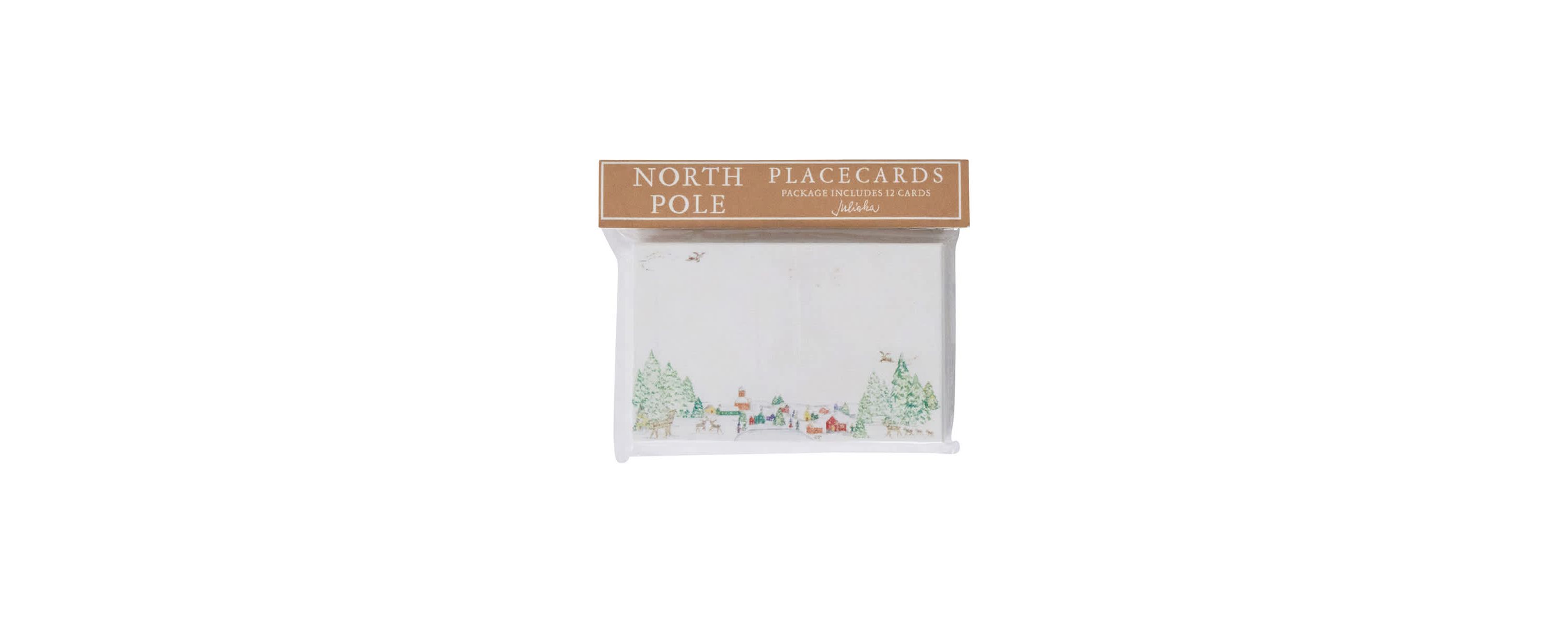 Berry & Thread North Pole Place Card Set/12