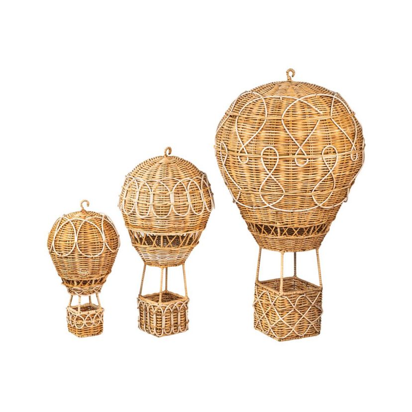 Provence Rattan 27" Hot Air Balloon