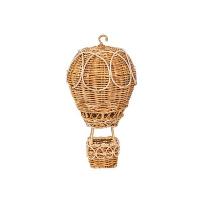 Provence Rattan Whitewash Hot Air Balloon