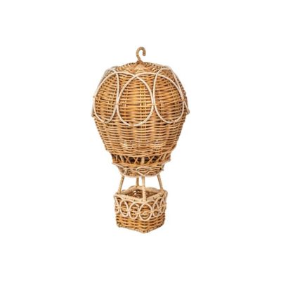 Provence Rattan Whitewash Hot Air Balloon