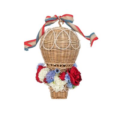 Provence Rattan Whitewash Hot Air Balloon