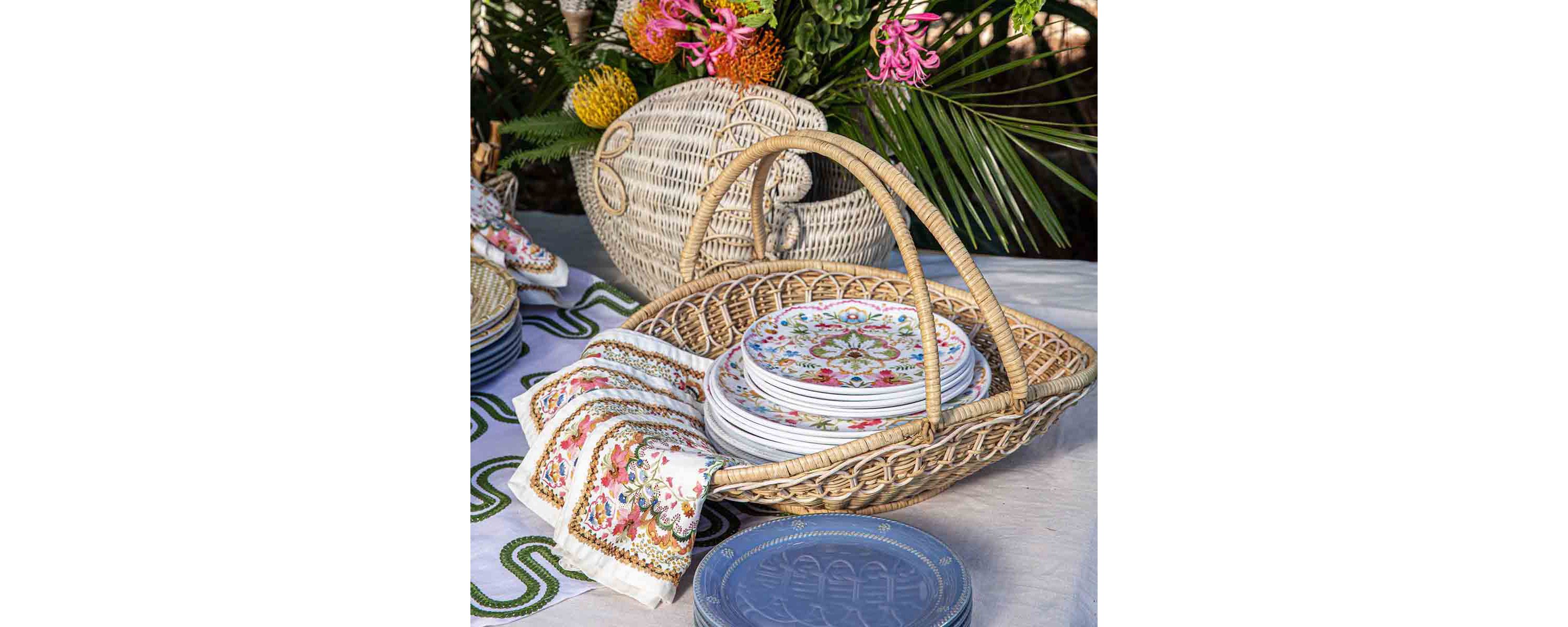 Sofia Melamine Dinner Plate - Multi