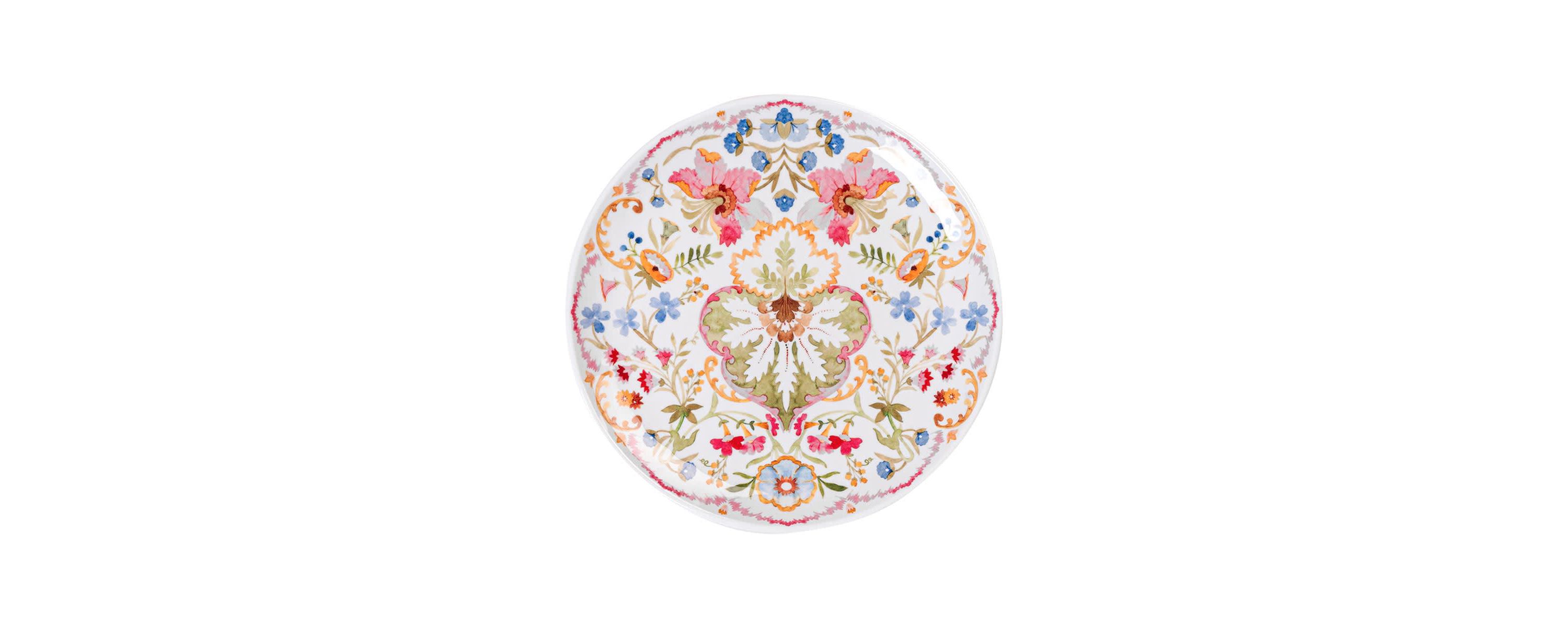 Sofia Melamine Dessert/Salad Plate - Multi