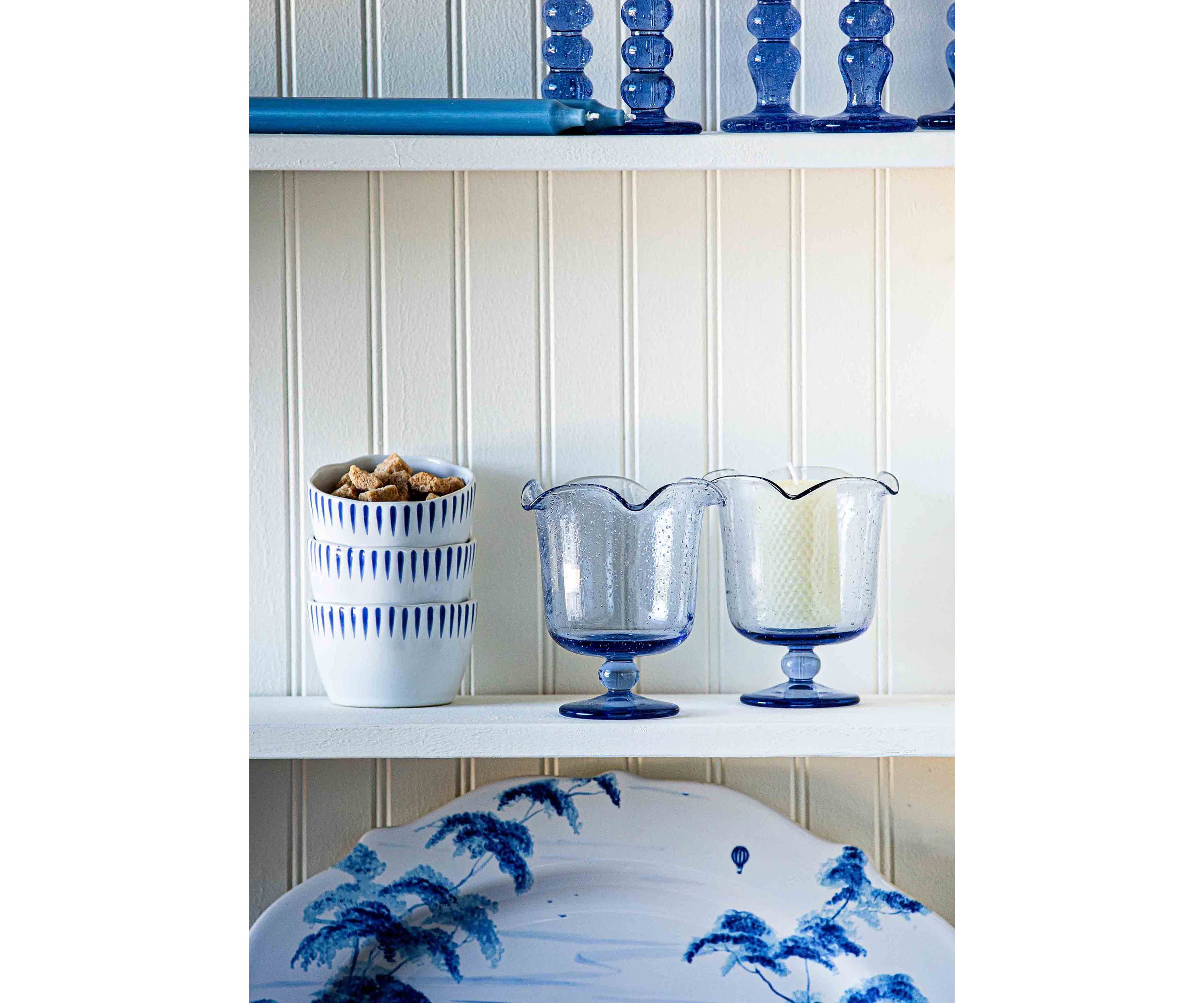 Sitio Stripe Ramekin - Delft Blue