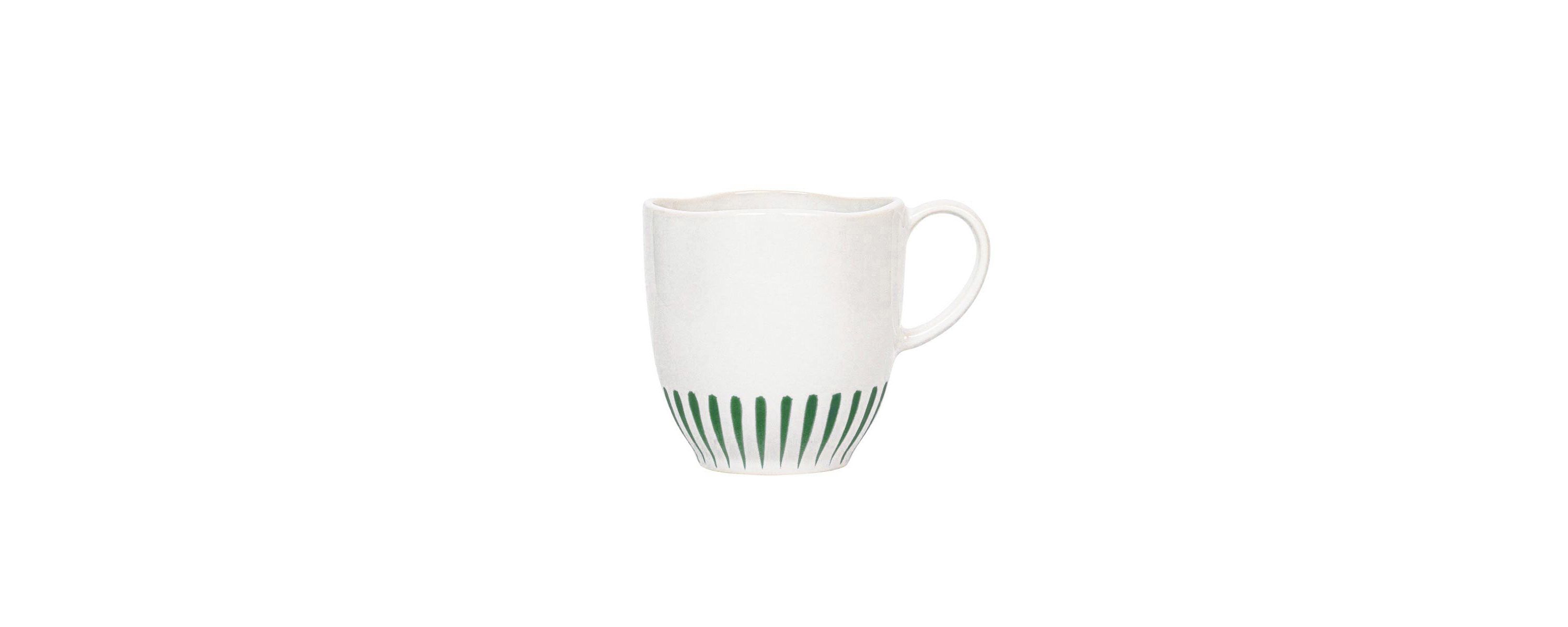 Sitio Stripe Mug - Basil
