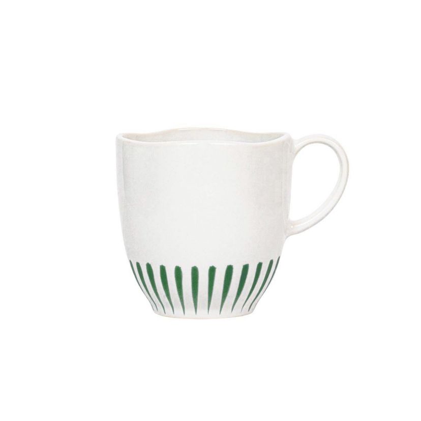 Sitio Stripe Mug - Basil