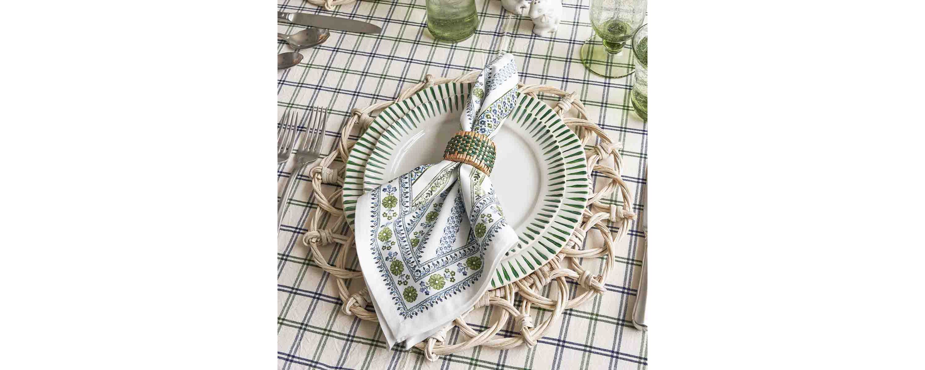 Sitio Stripe Mug - Basil