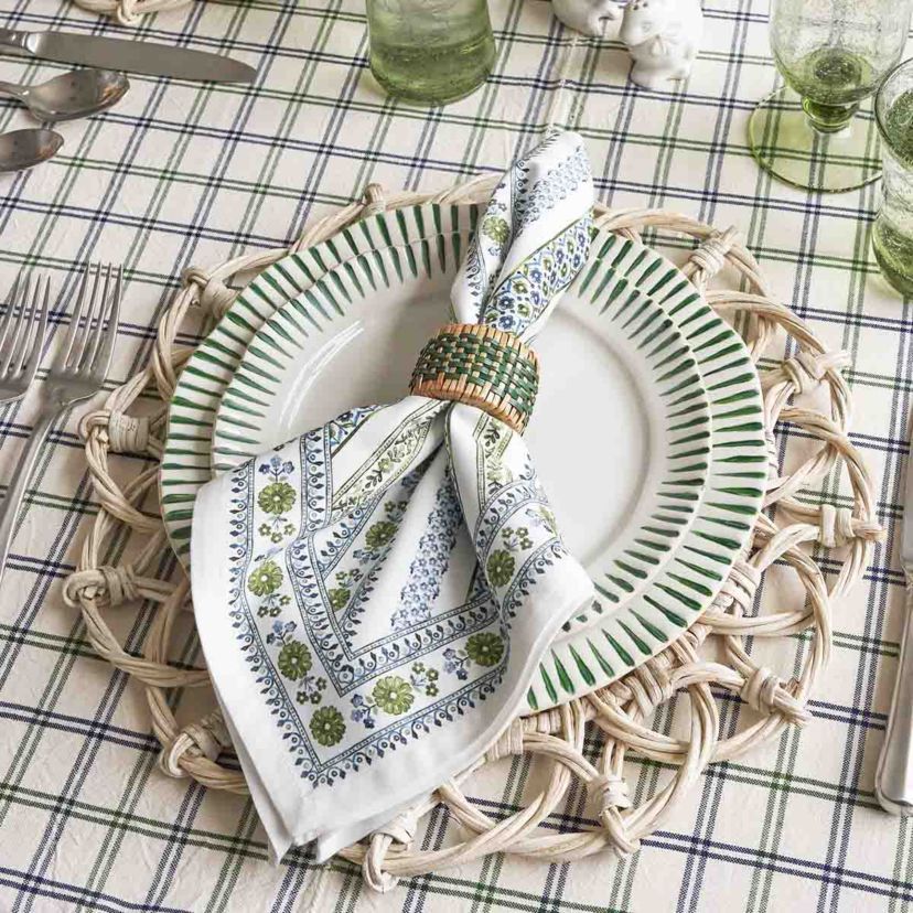 Sitio Stripe Mug - Basil
