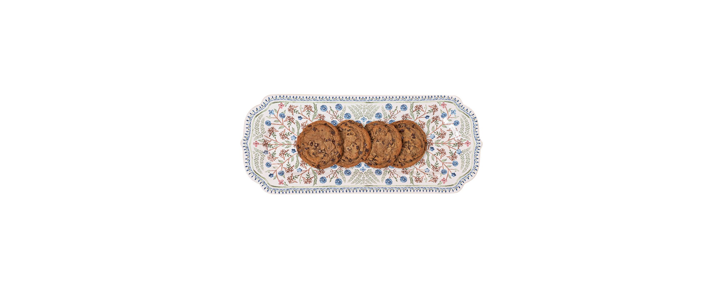 Villa Seville 15” Hostess Tray - Chambray