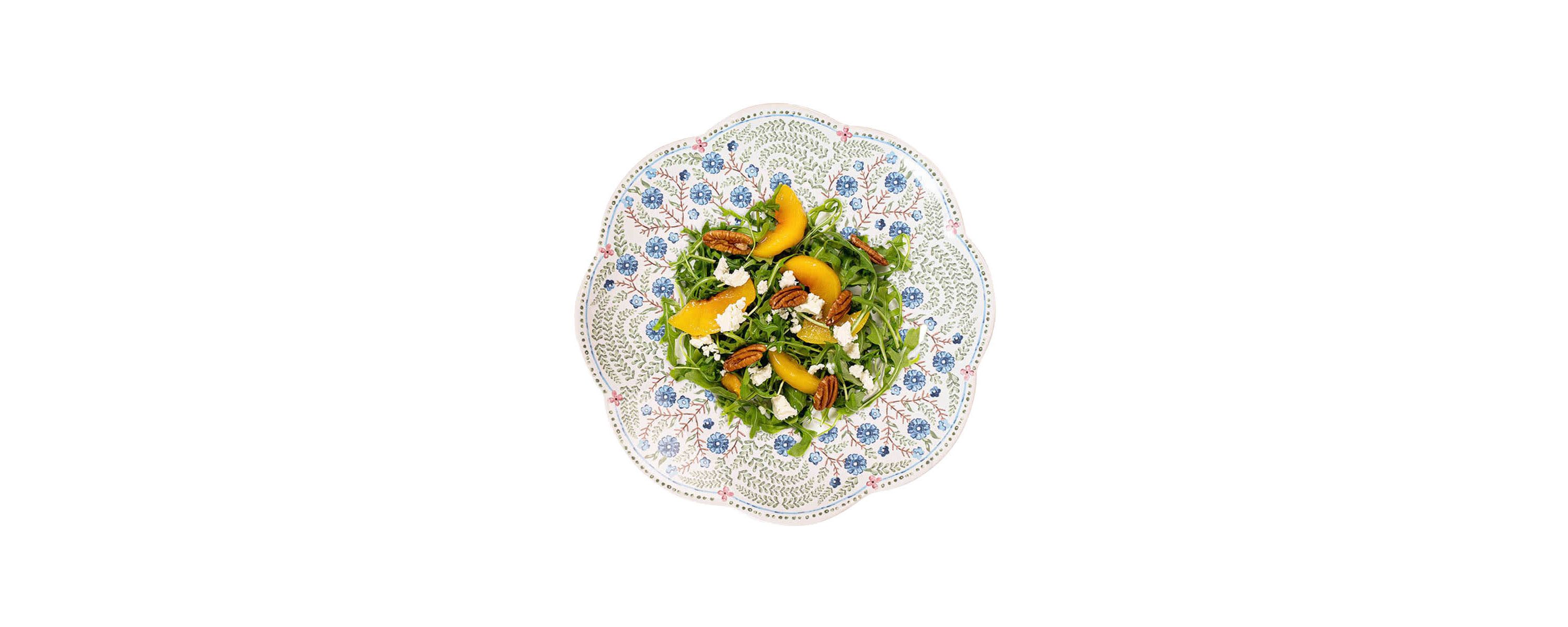 Villa Seville Scalloped Dessert/Salad Plate - Chambray