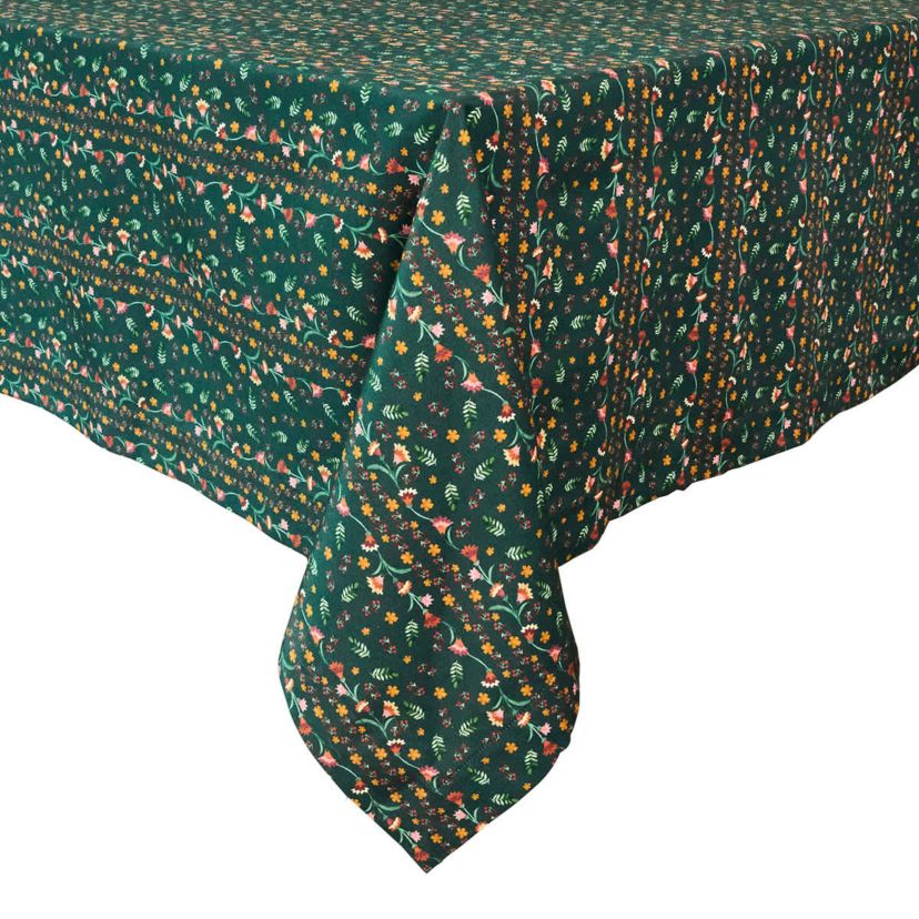 Klara 60" x 120" Tablecloth - Evergreen