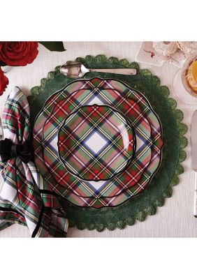 Stewart Tartan Dessert/Salad Plate