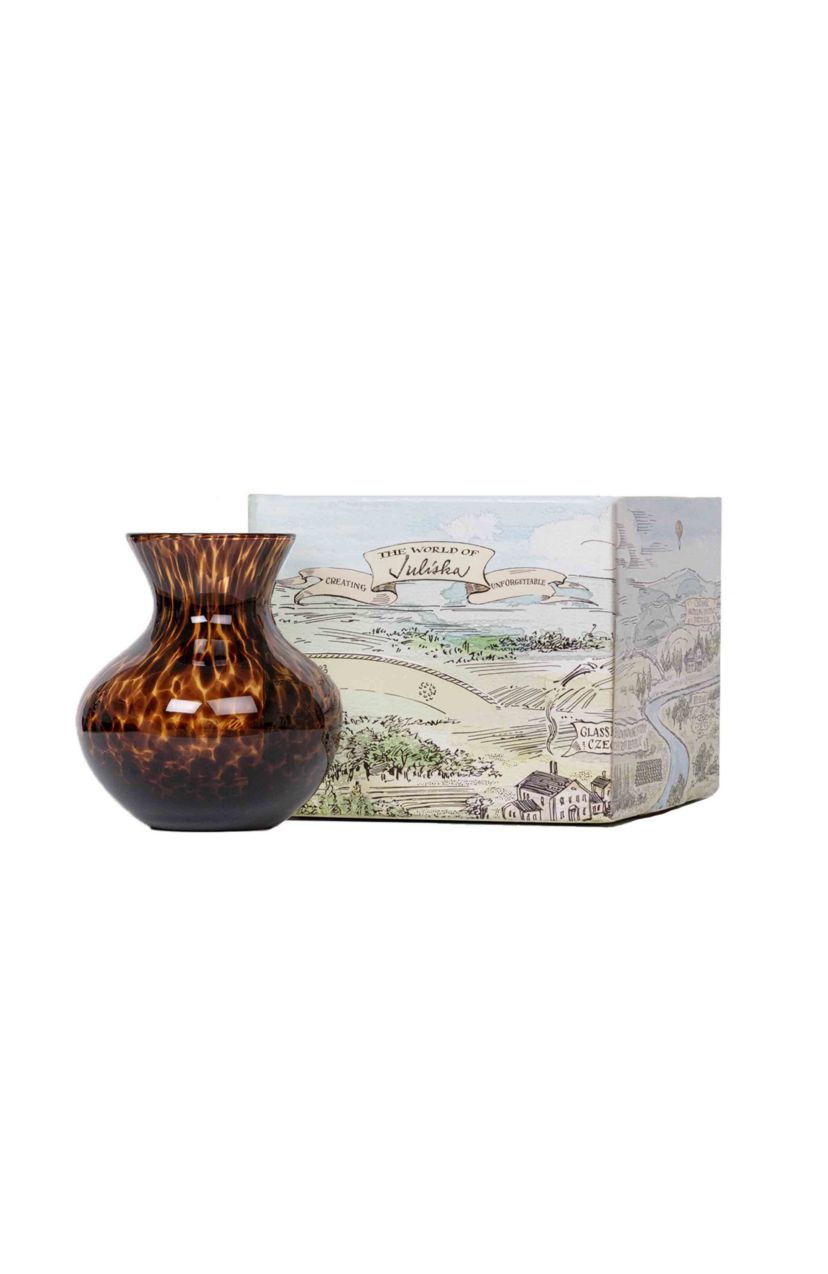Puro 6" Vase - Tortoiseshell