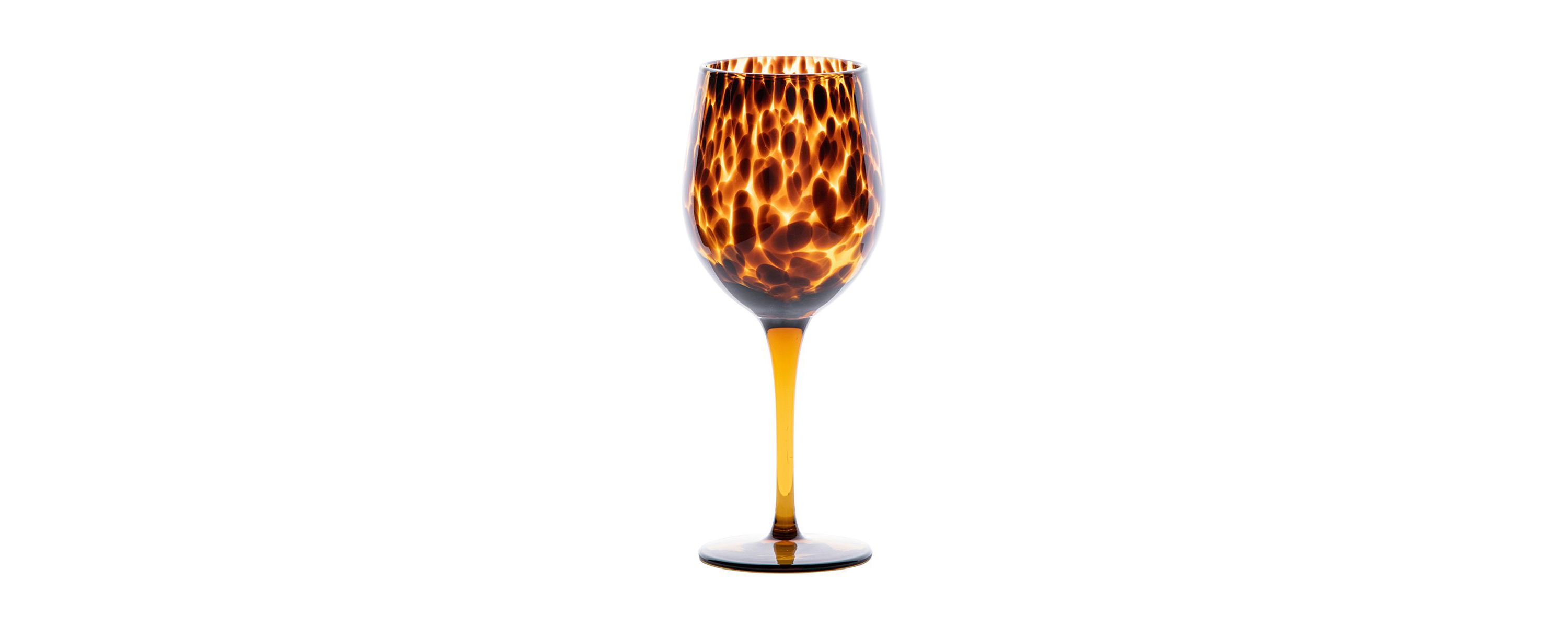 Puro Wine Glass - Tortoiseshell