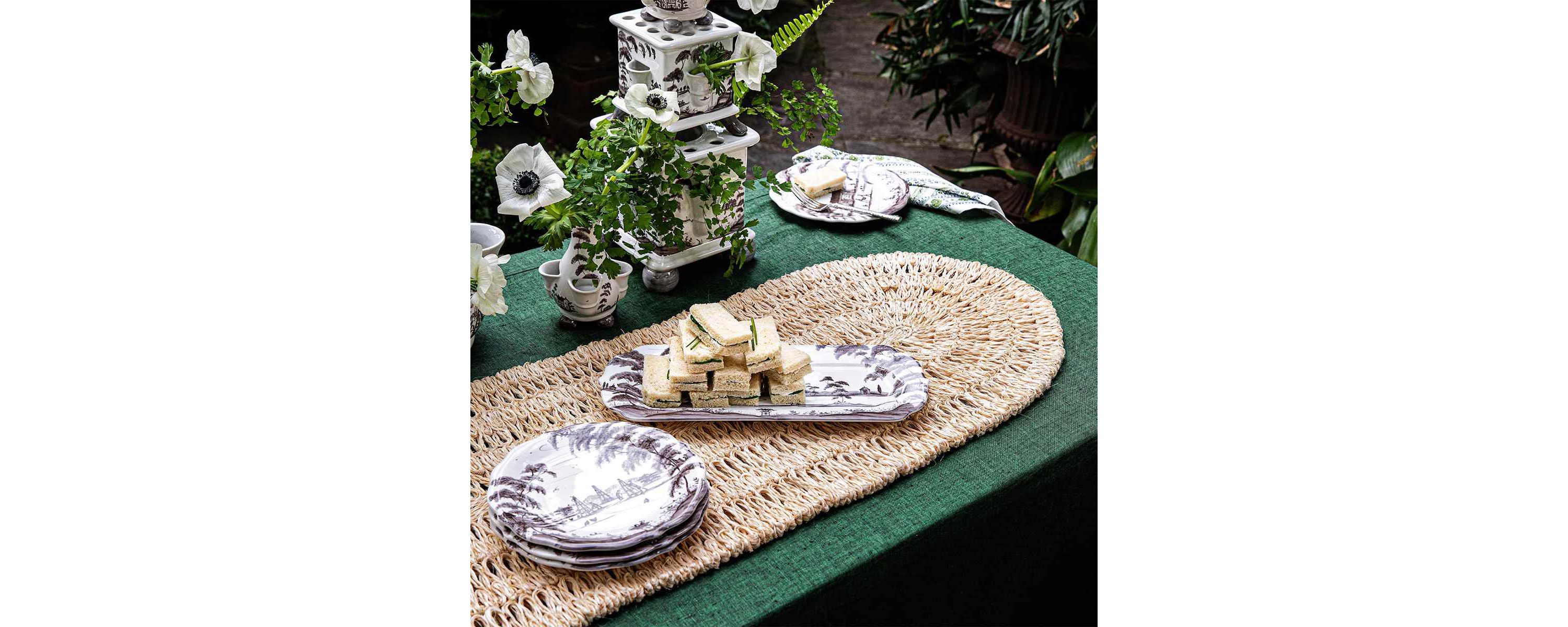 Straw Loop 16" x 60" Table Runner - Natural