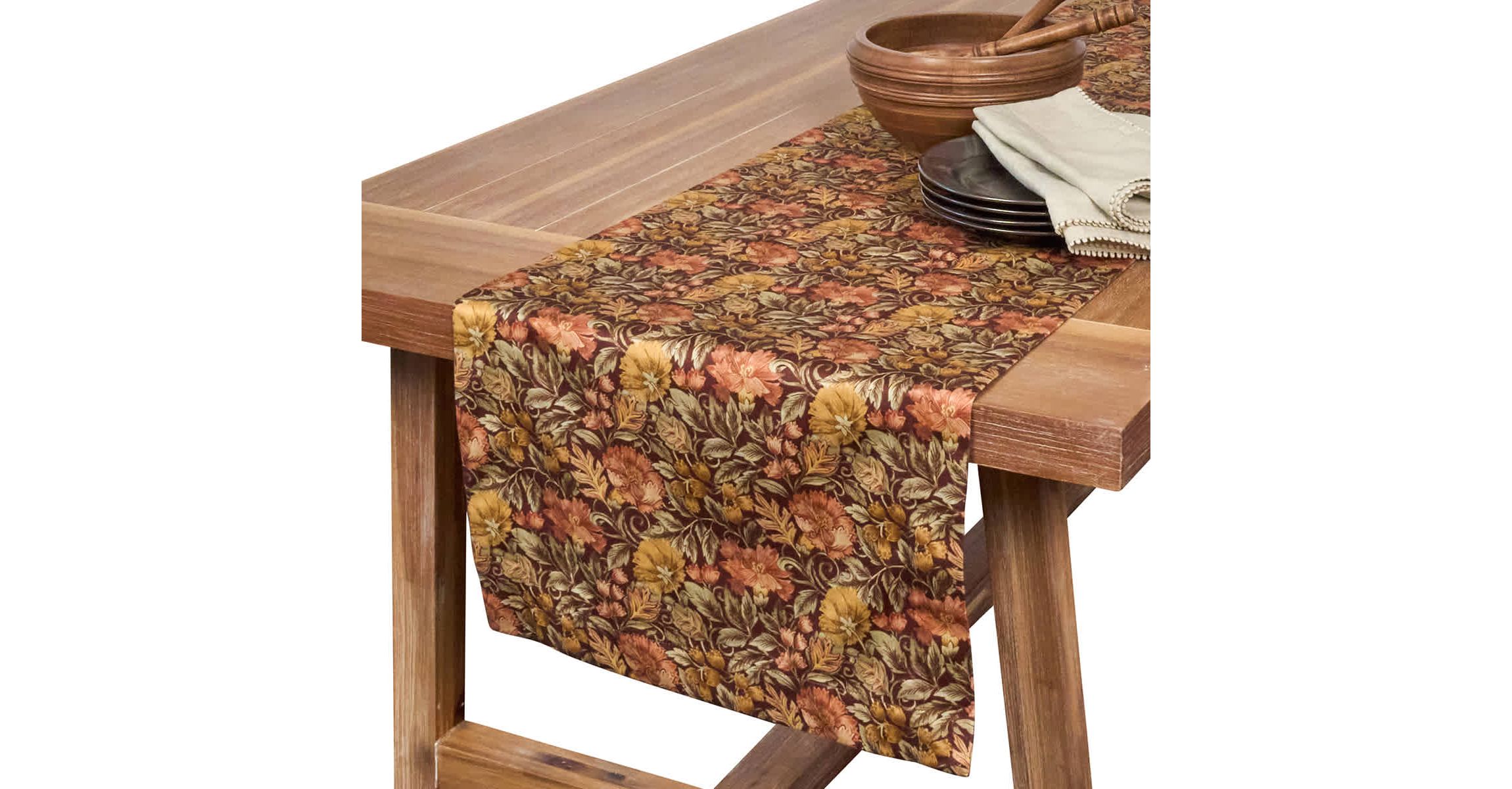 Willa 18" x 90" Table Runner - Amber