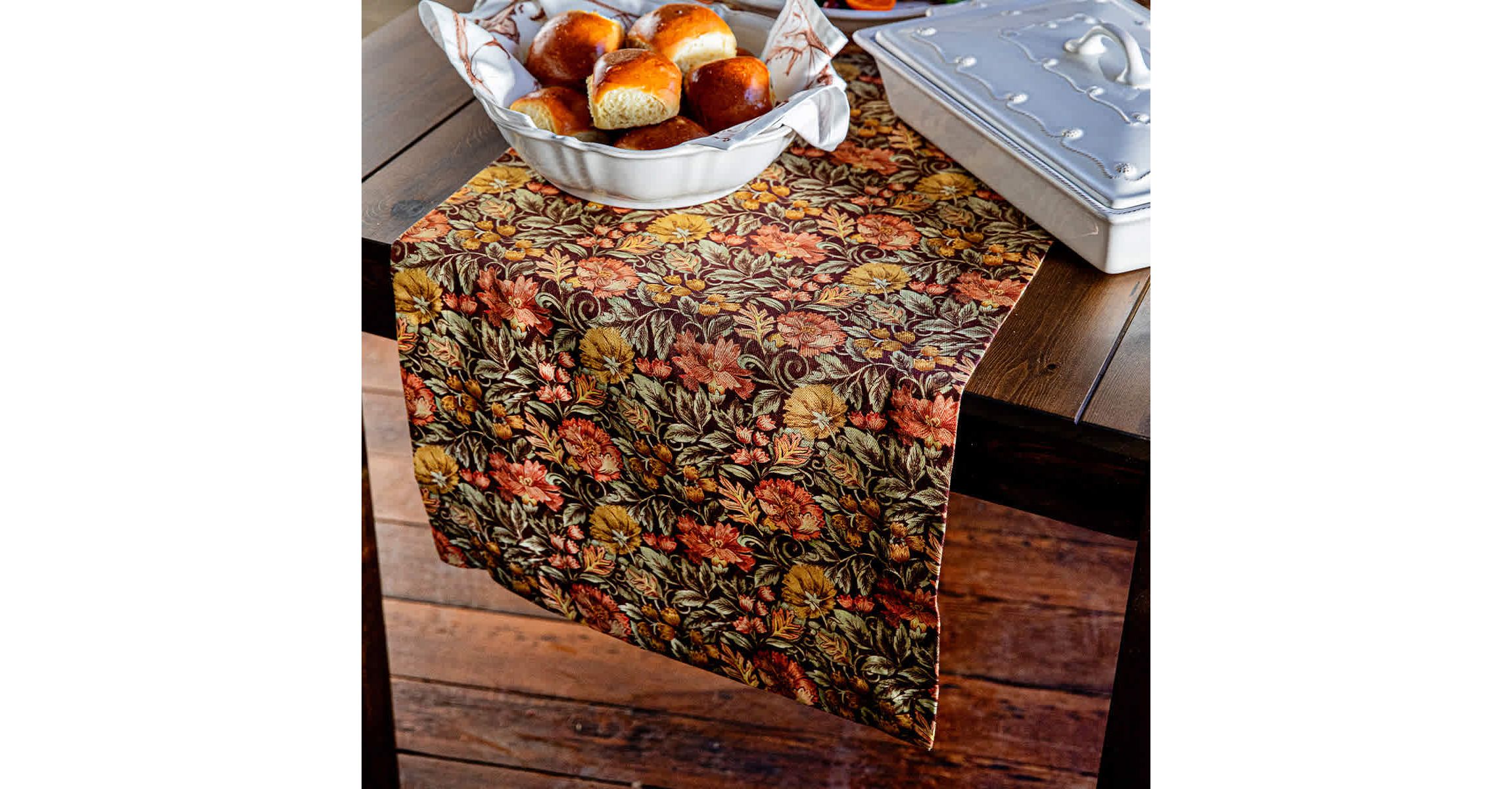 Willa 18" x 90" Table Runner - Amber
