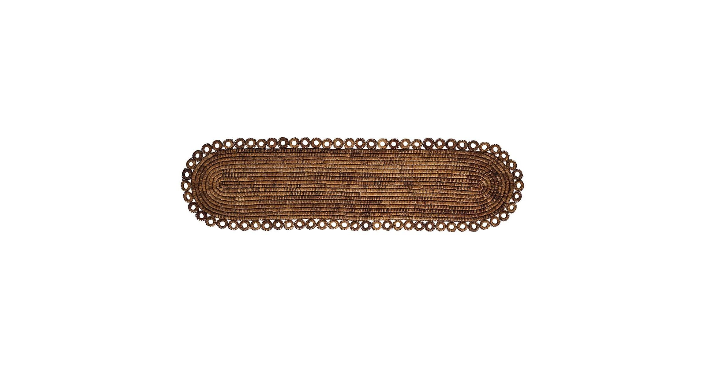 Rustic Ring 16" x 60" Table Runner - Natural
