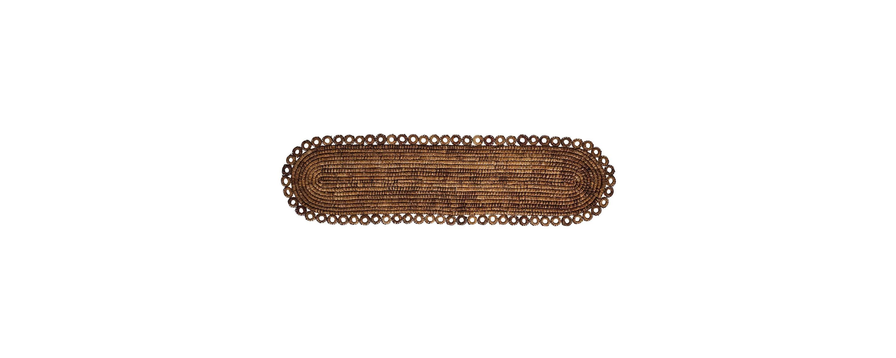 Rustic Ring 16" x 60" Table Runner - Natural