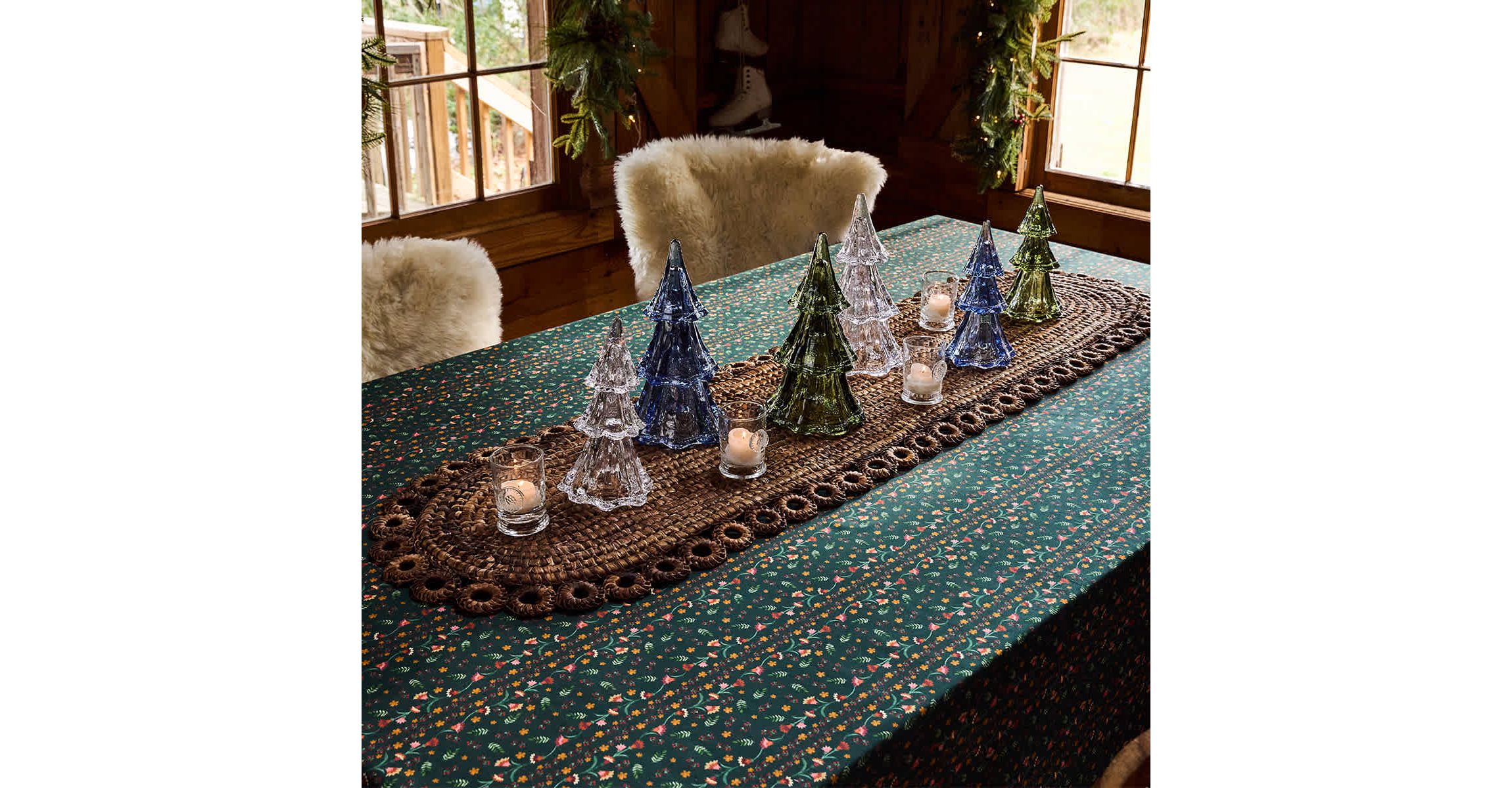 Rustic Ring 16" x 60" Table Runner - Natural