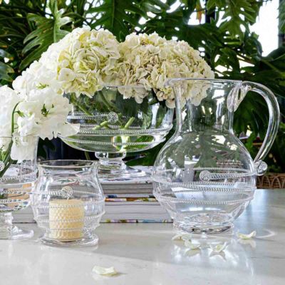 Amalia Glass Round Pitcher