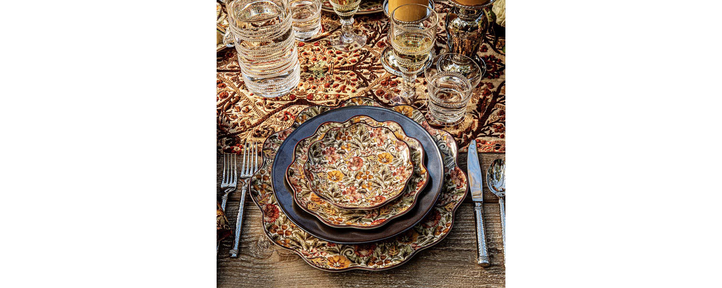 Willa Dessert/Salad Plate - Amber