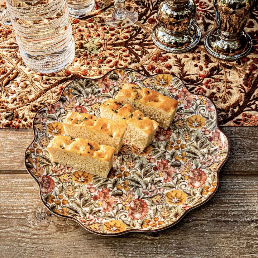 Willa Charger/Platter - Amber