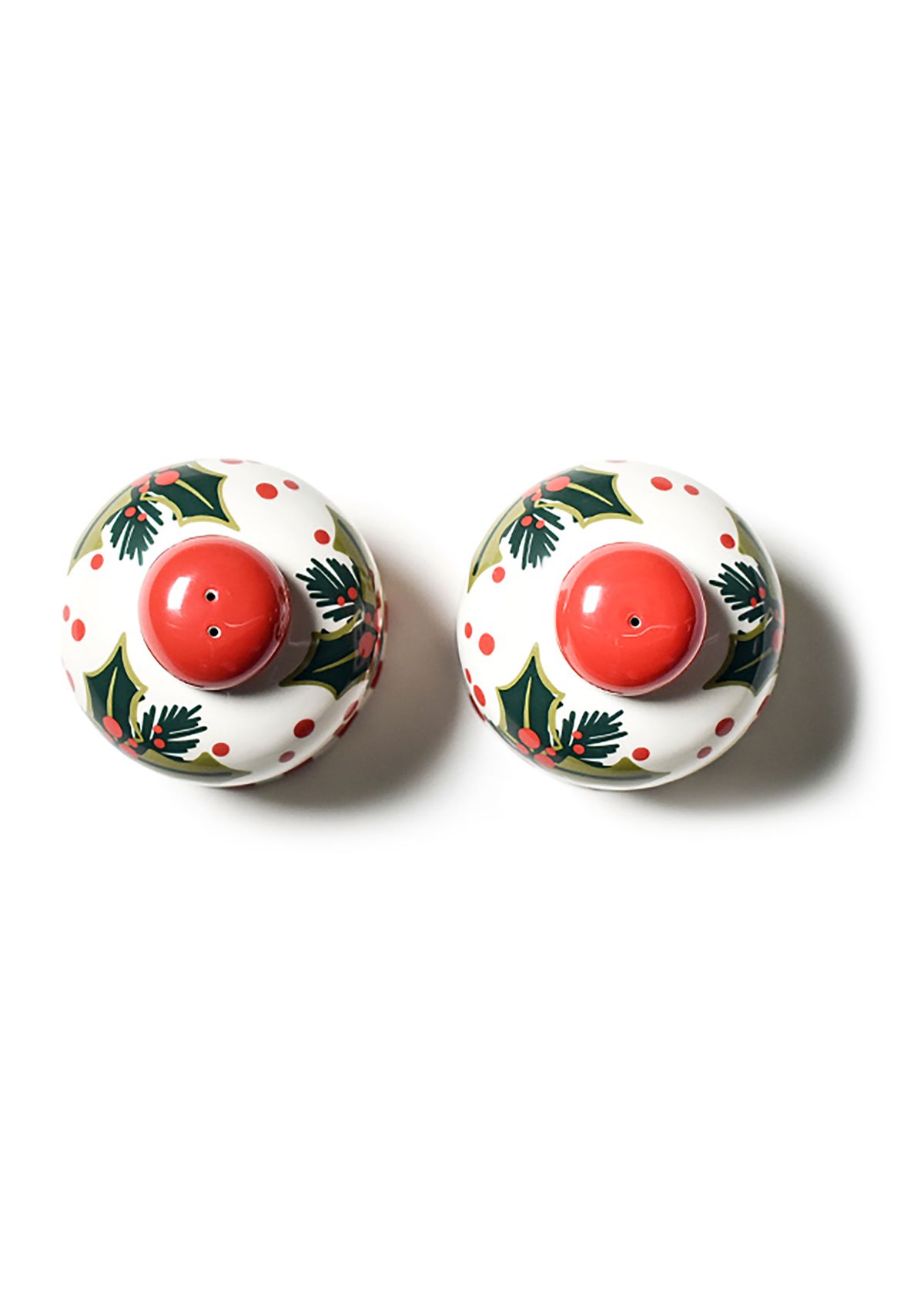 Holly Ruffle Salt and Pepper Shaker Set