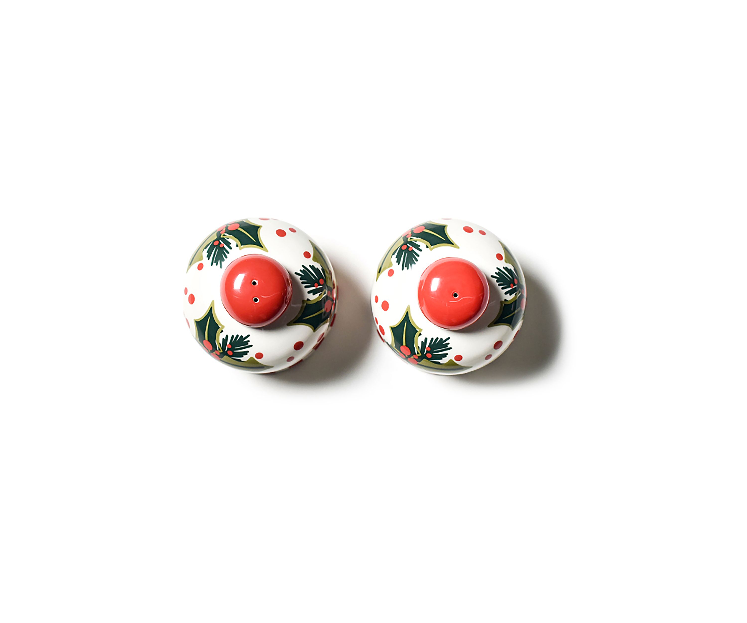 Holly Ruffle Salt and Pepper Shaker Set