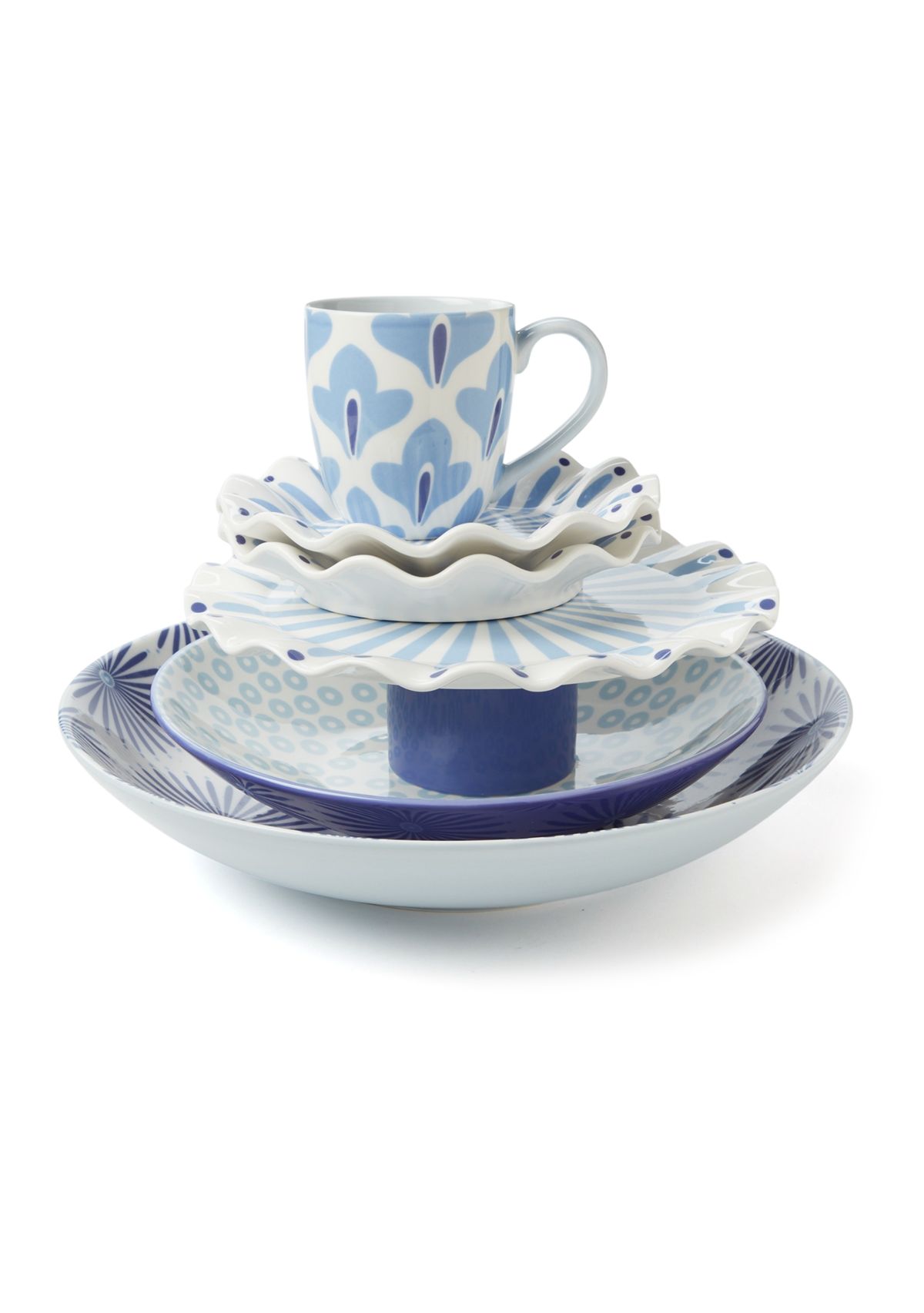 Iris Blue Cake Stand