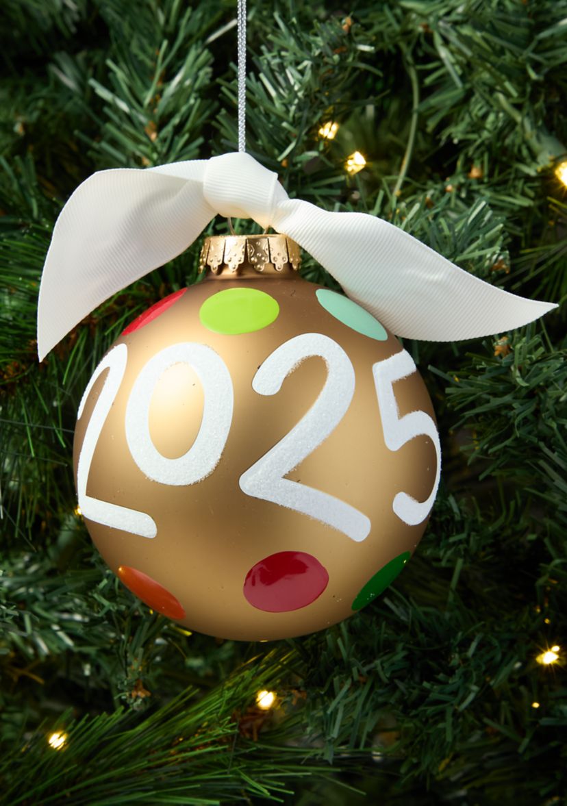 2025 Glass Ornament