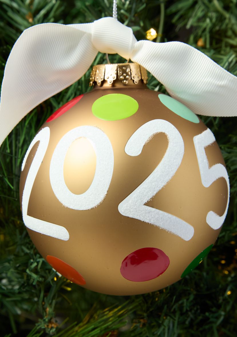 2025 Glass Ornament