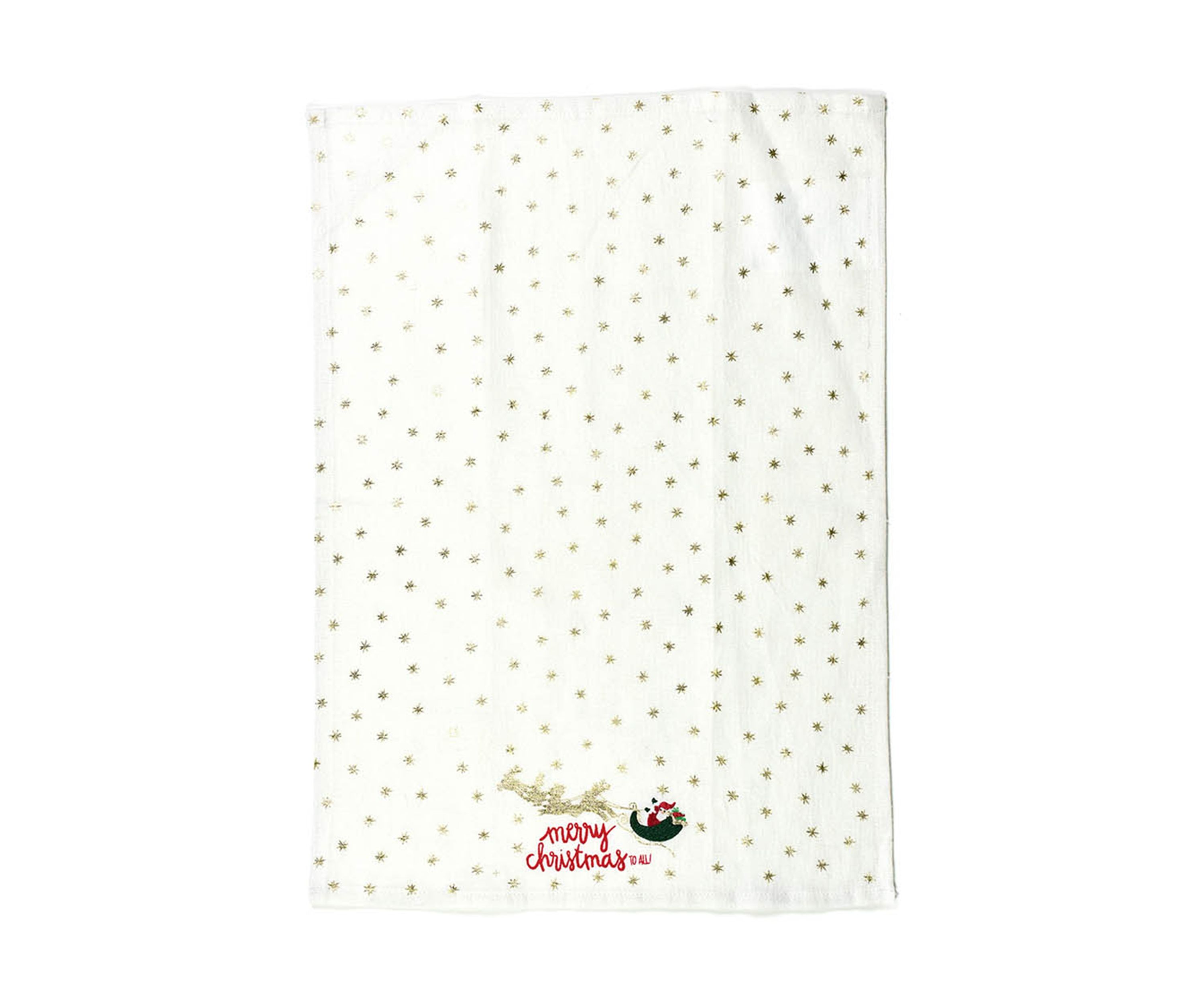 Christmas in The Village Santa Small Hand Towel